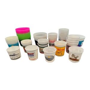 Casino Collectible Slot Plastic Cups Lot: Harrahs, Flamingo, Prairie Wind & More